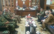 دیدار امیران عالی رتبه ارتش با رئیس اتاق تعاون کرمانشاه