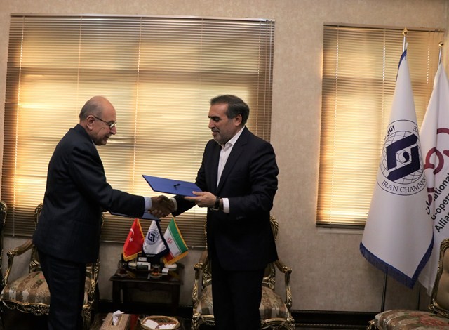 The Memorandum of Understanding on development cooperation was signed between Iran Chamber of Cooperatives and National Cooperative Union of Turkey