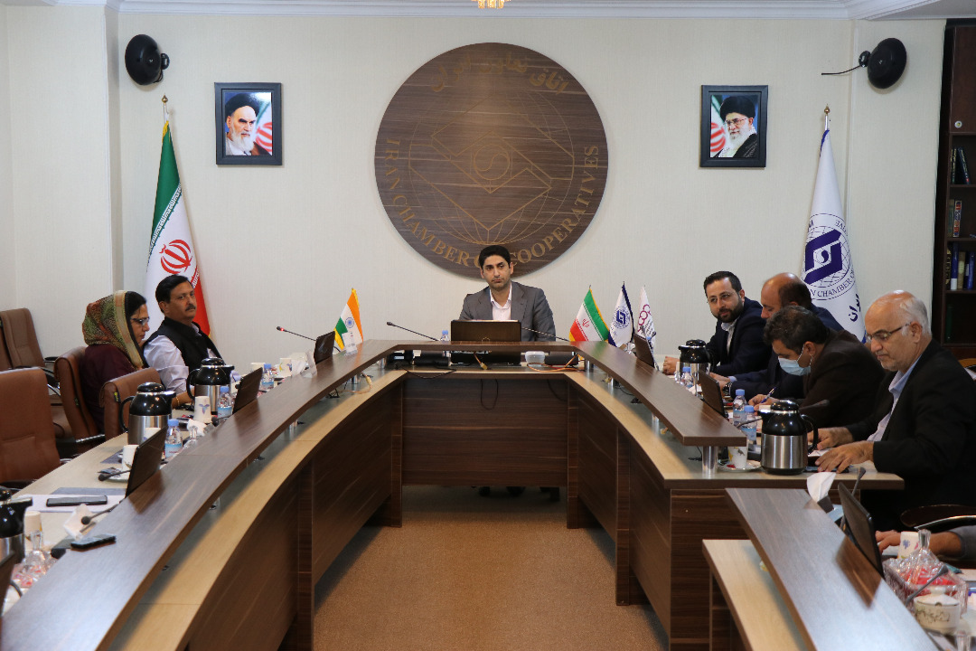 معرفی ظرفیت‌های اتاق تعاون ایران در نشست مشترک با مقامات سازمان ملی تعاونی‌های هند