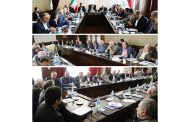 برگزاری نشست هم اندیشی روسا و برخی از مدیران عامل اتحادیه ها با رئیس اتاق تعاون ایران در مشه