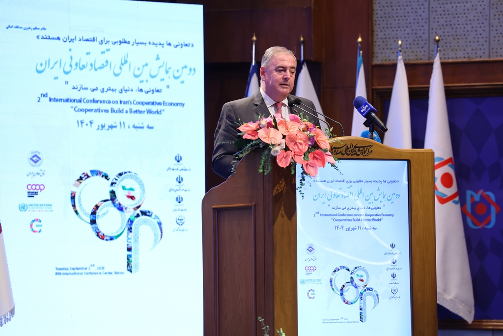 قدردانی رئیس اتحادیه جهانی تعاون در نامه به رئیس اتاق تعاون ایران: تعاون، نام دیگر صلح است