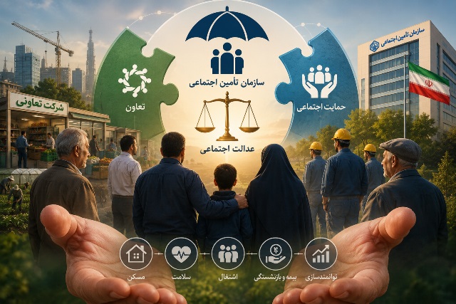 تعاون و تأمین اجتماعی، دو بالِ تحقق عدالت اجتماعی